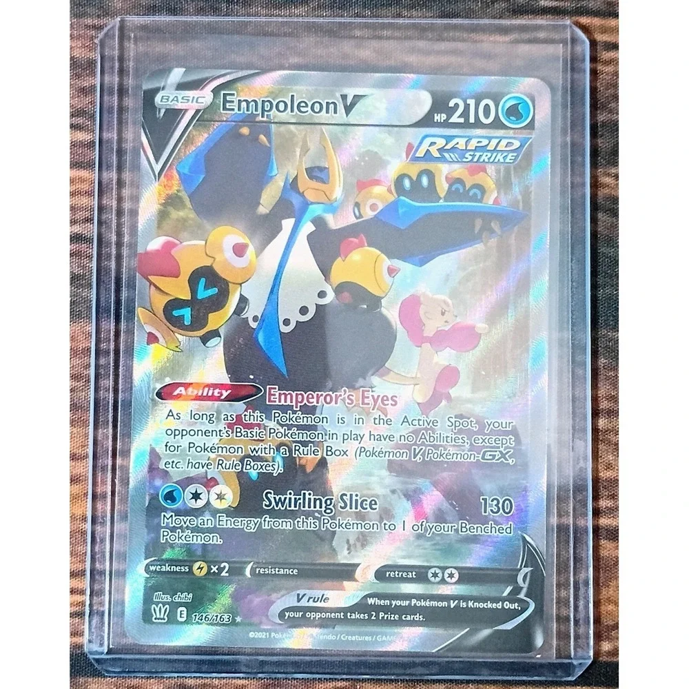 Empoleon V 146/163 Alt Art Battle Styles Full Art Ultra Rare Pokemon Card TCG